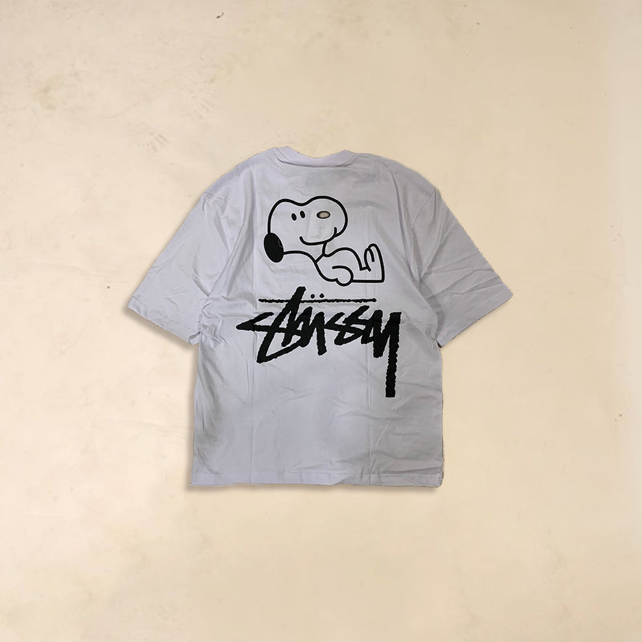 stussy x peanuts tee