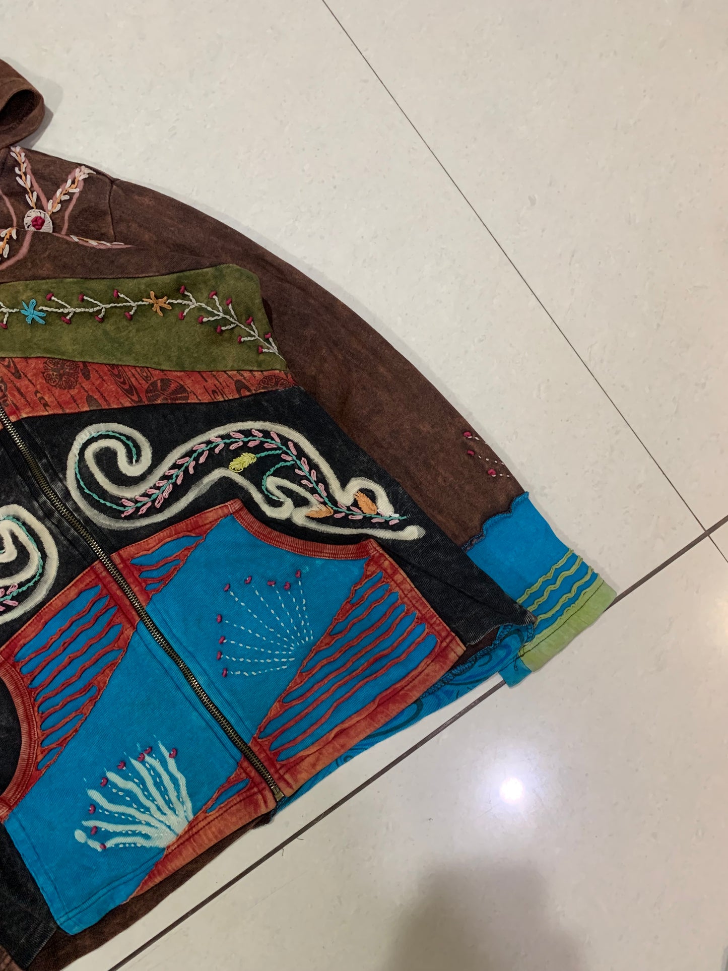 Boho styled jacket