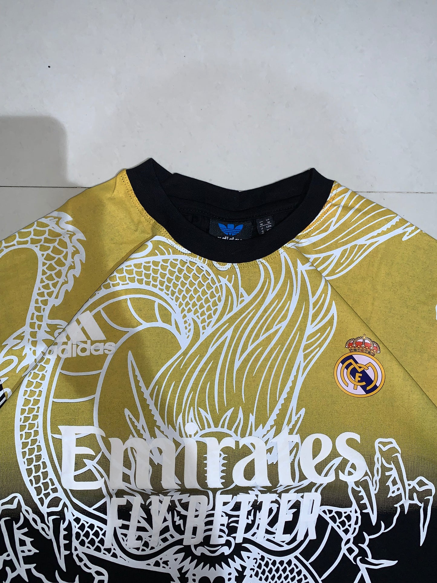 real madrid concept jersey tee (black)