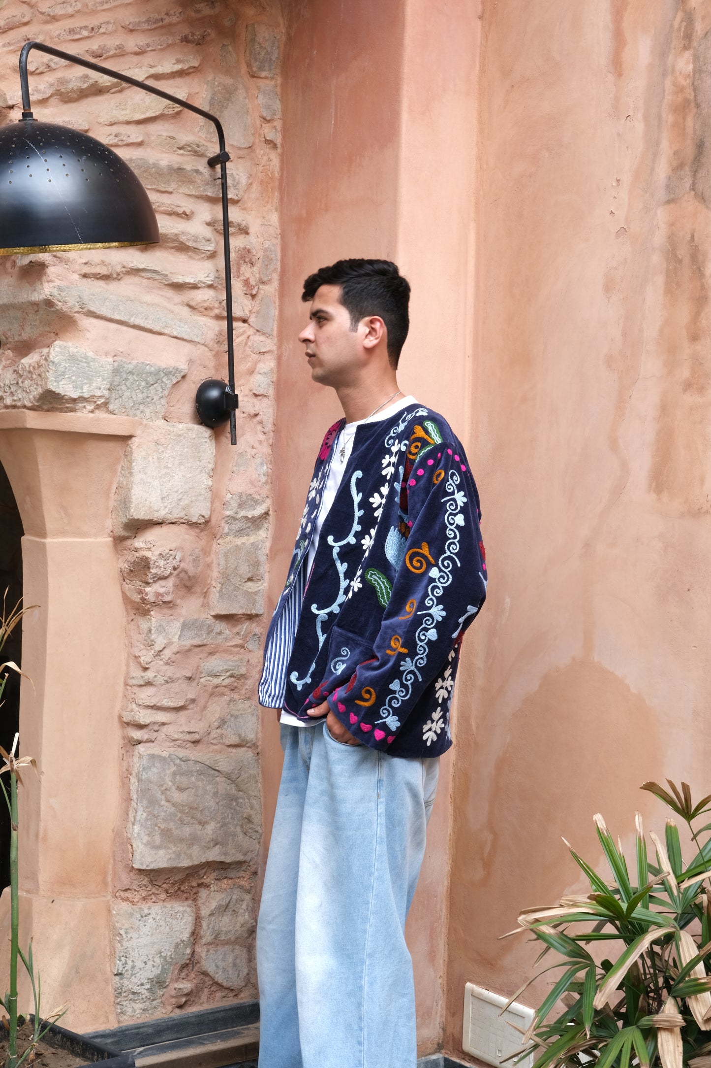Vintage Velvet Embroidery jacket