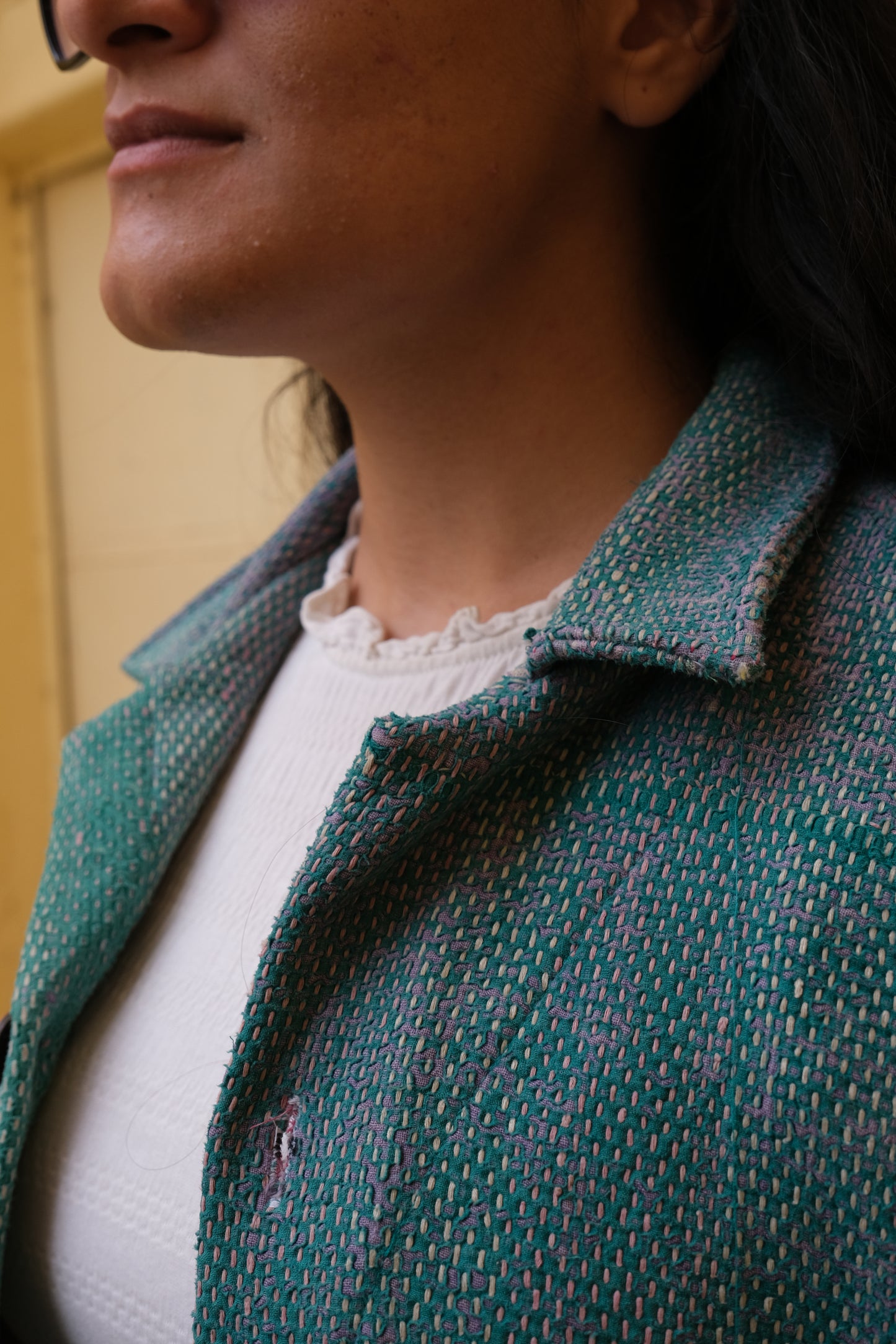 Vintage Patchwork Kantha Shirt