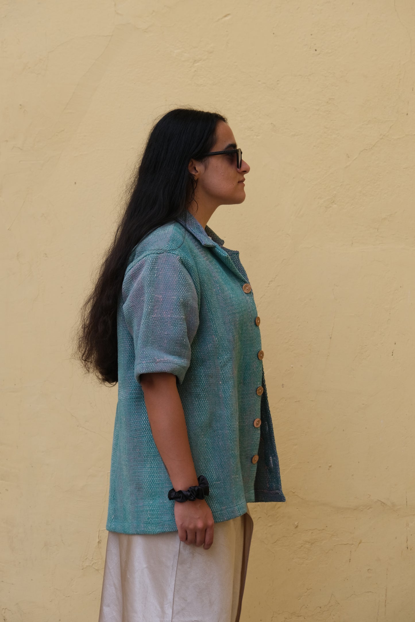 Vintage Patchwork Kantha Shirt