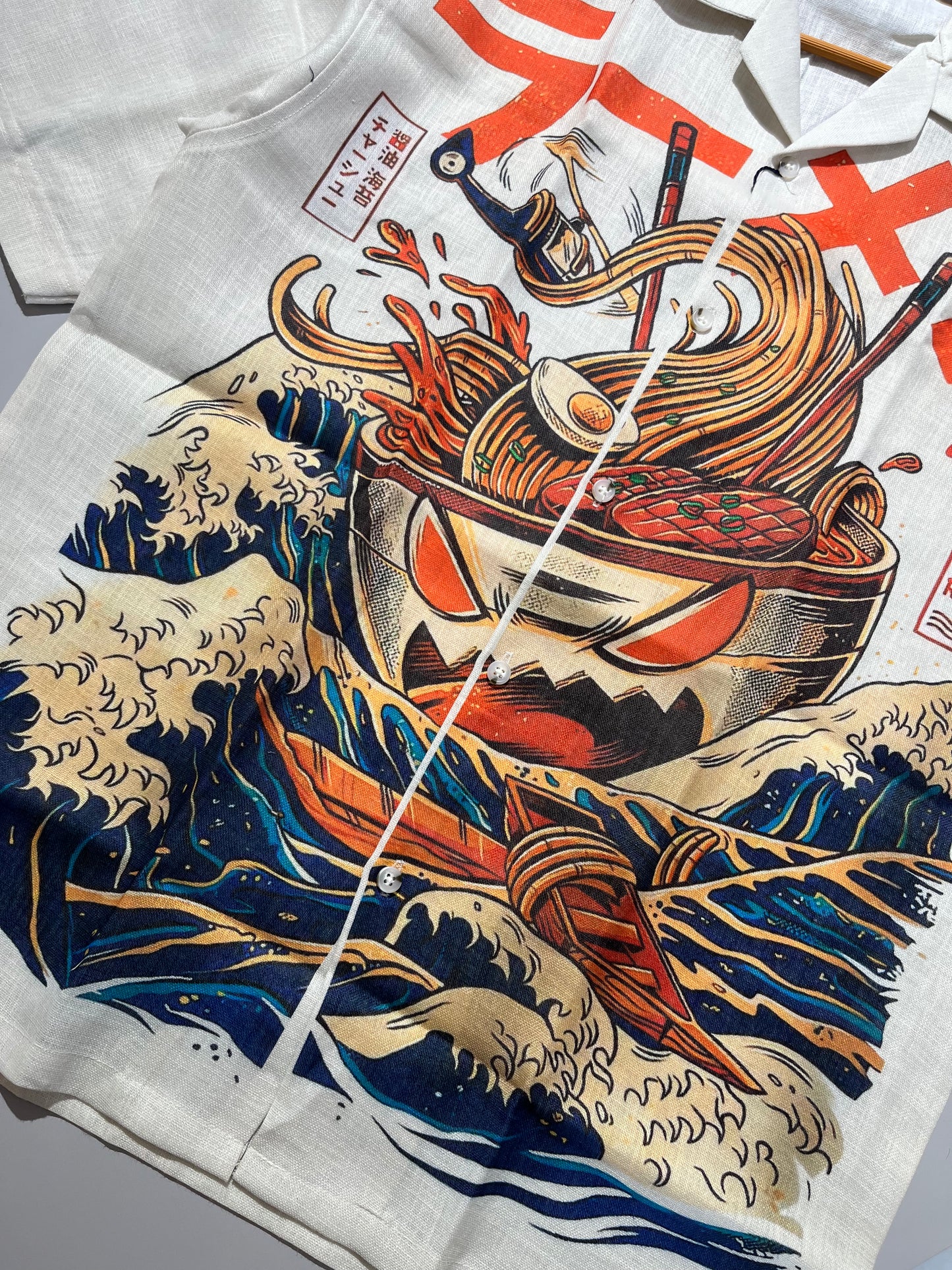 Y2K Ramen Print shirt