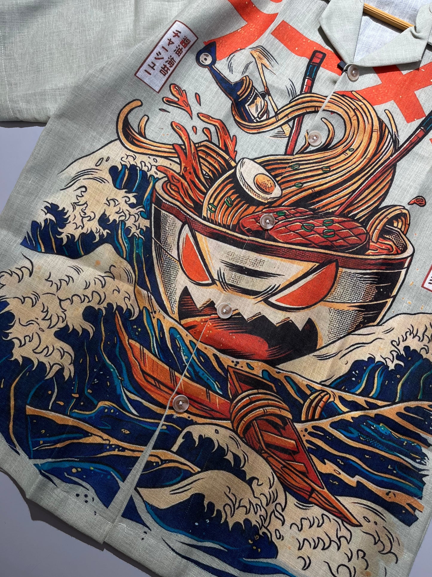 Y2K Ramen Print shirt