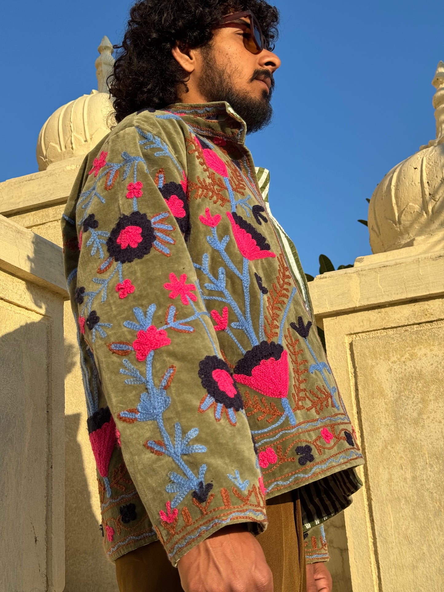 Vintage Kantha Embroidery jacket