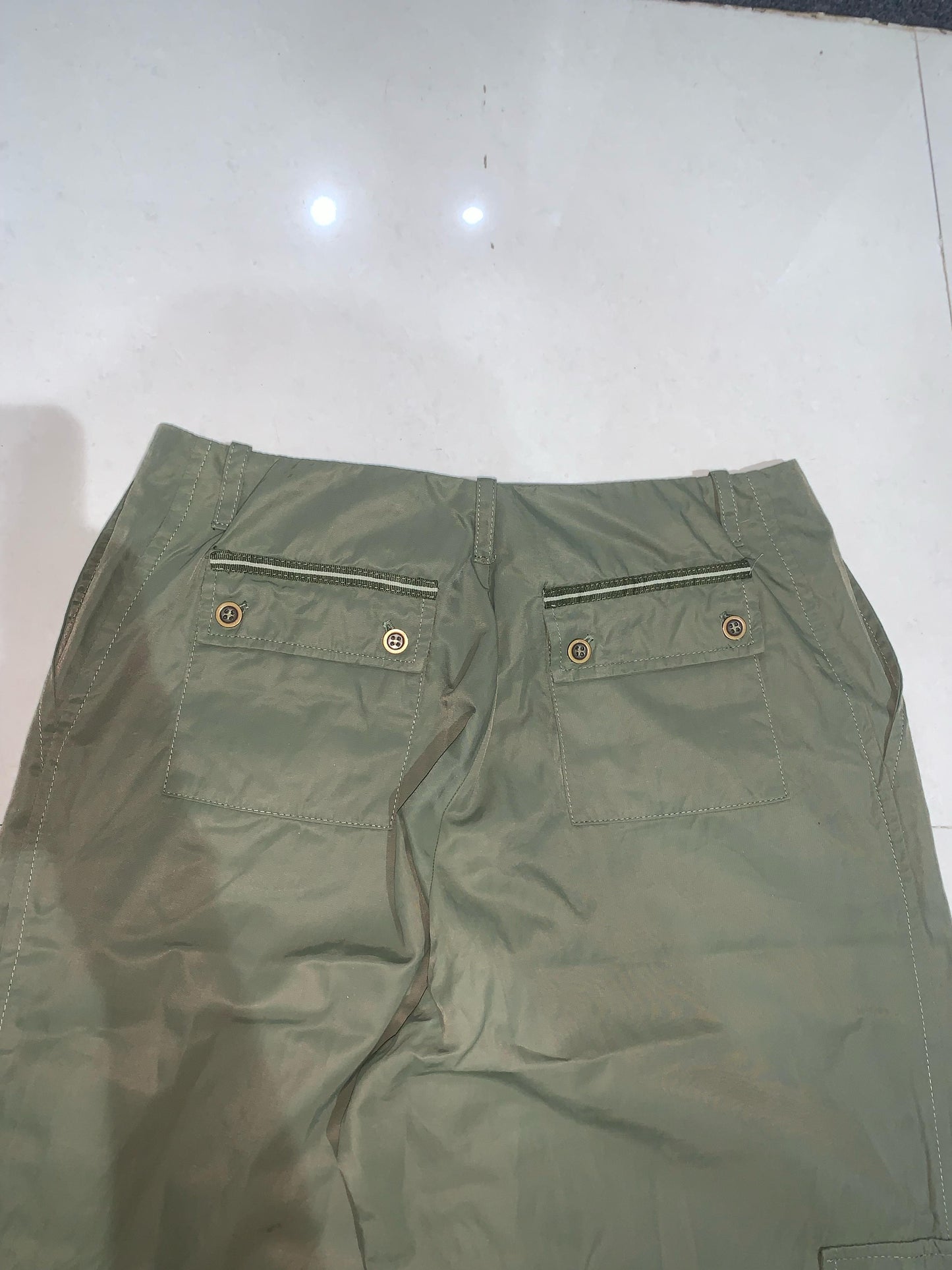 Super baggy olive trackpants