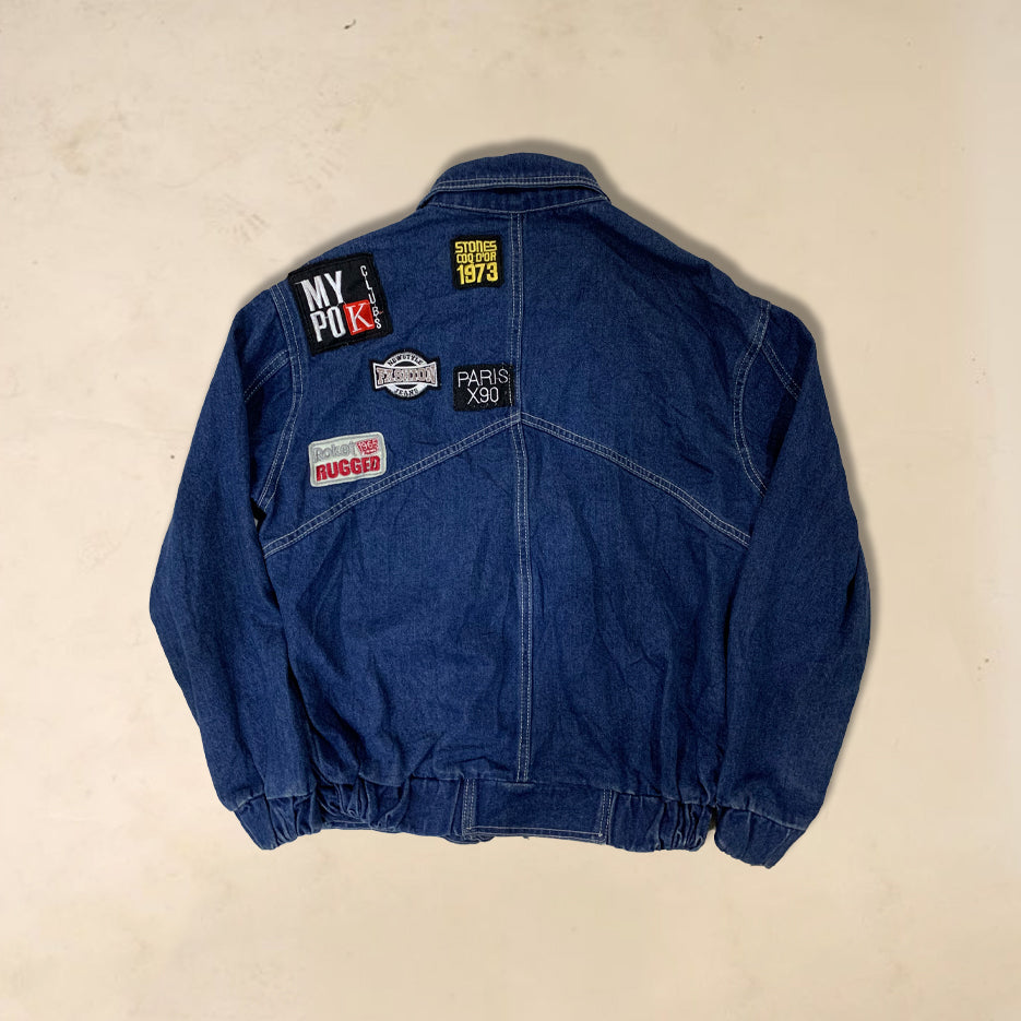 Vintage Patchworked denim jacket
