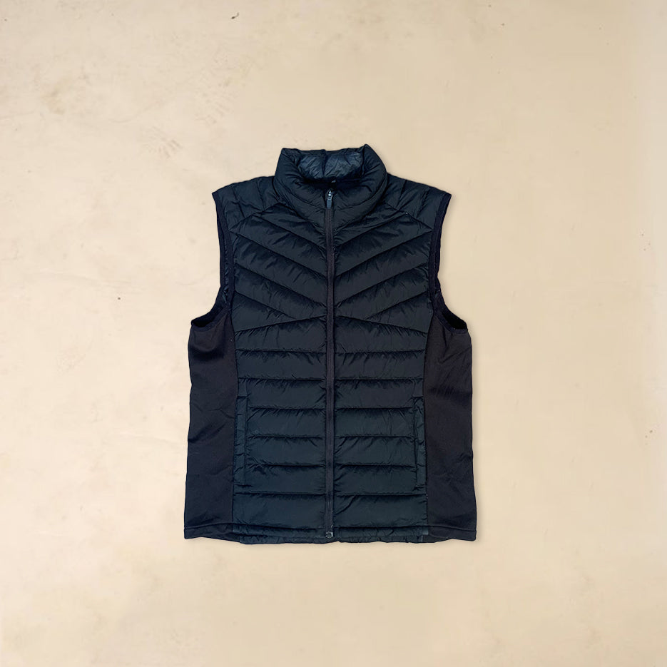 Half Black puffer jacket