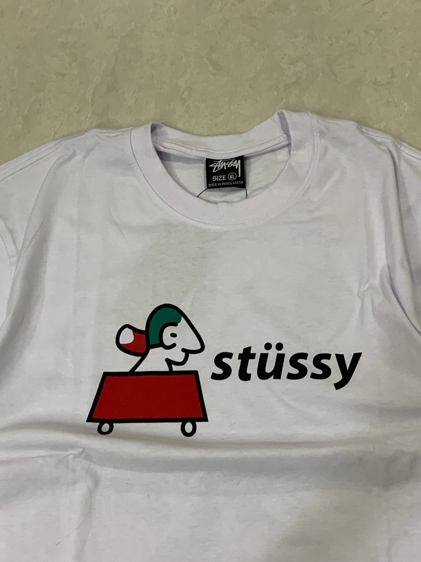 stussy x peanuts tee