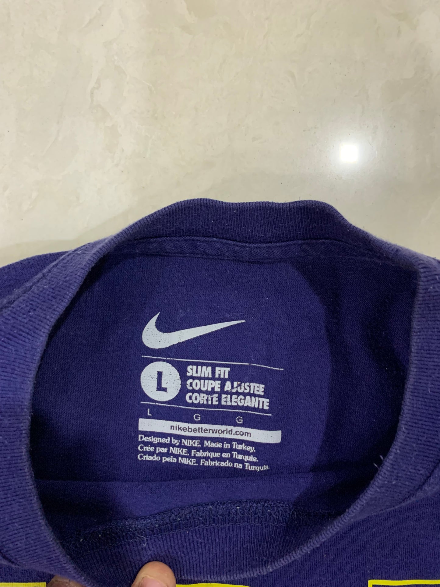 Nike FCB Spellout tee