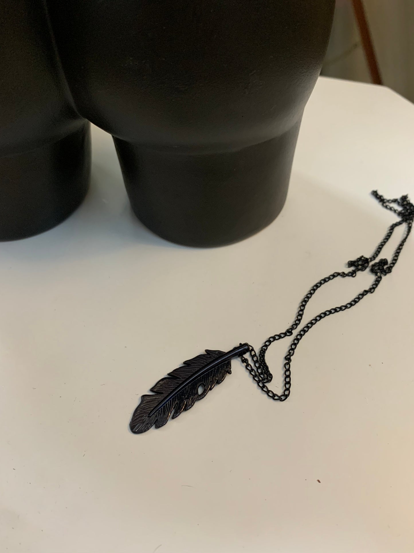 Black Feather Neckpiece