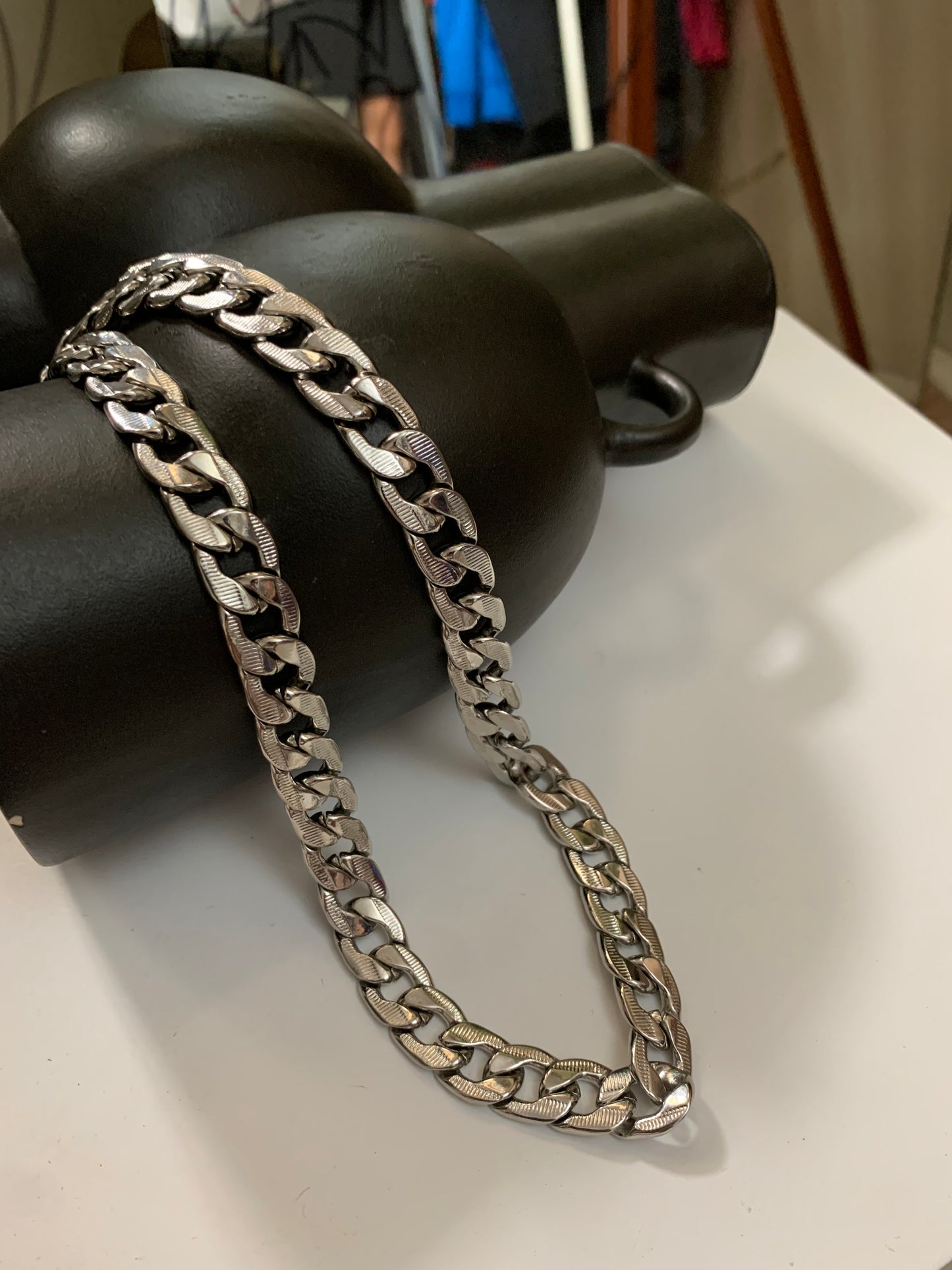 Heavy Cuban Silver Chain
