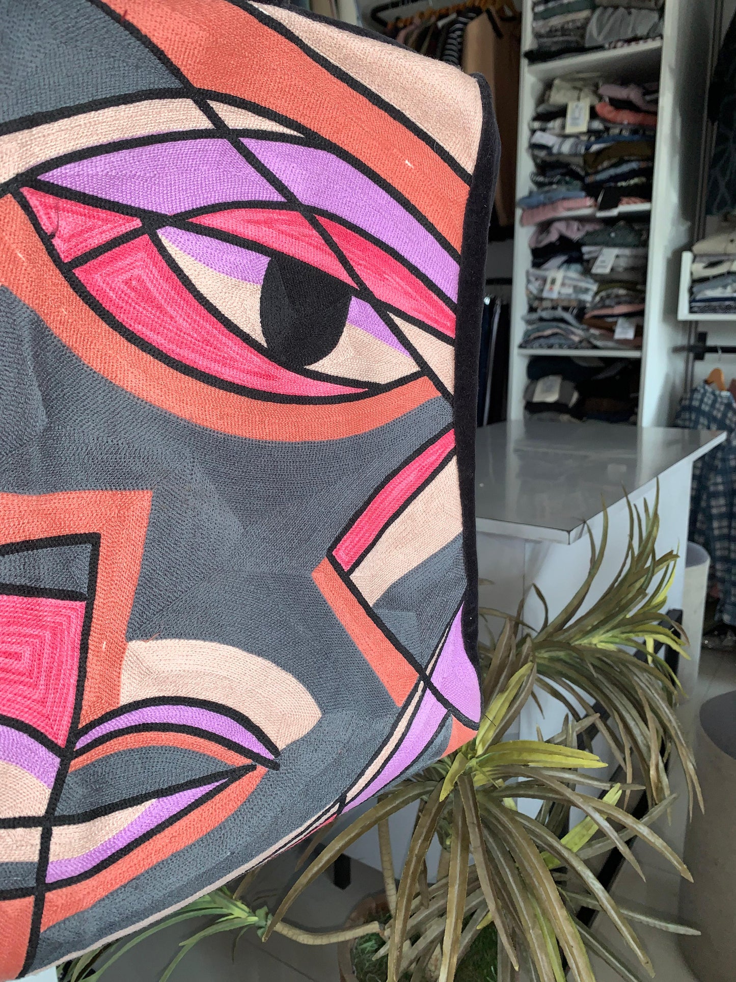 Embroidery Velvet Bag