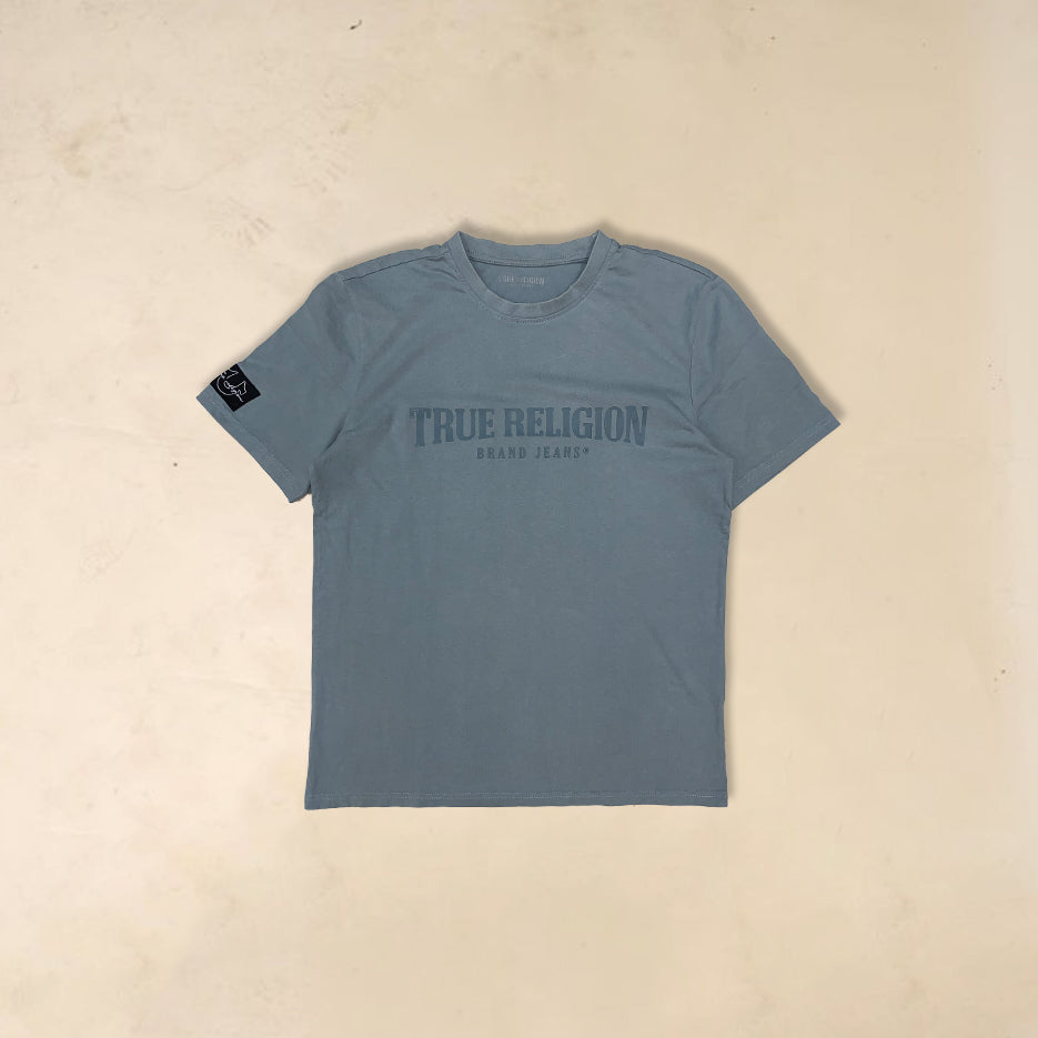 Authentic true religion spellout tee