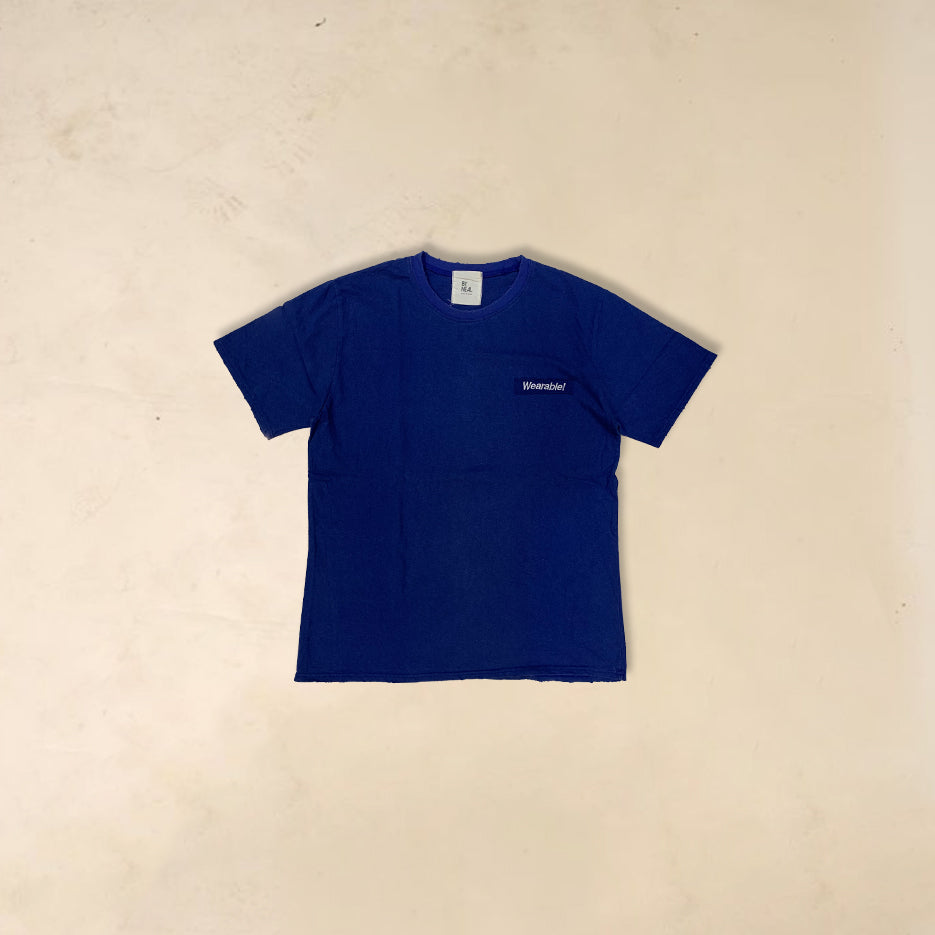 Wearable distressed tee