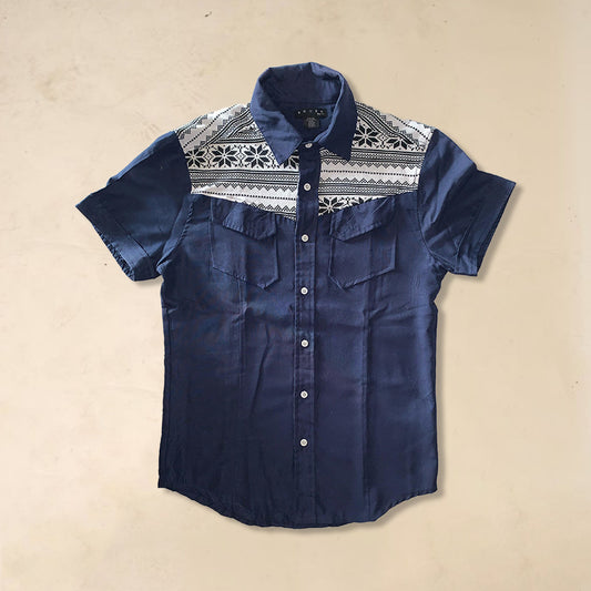 patchworked shirt