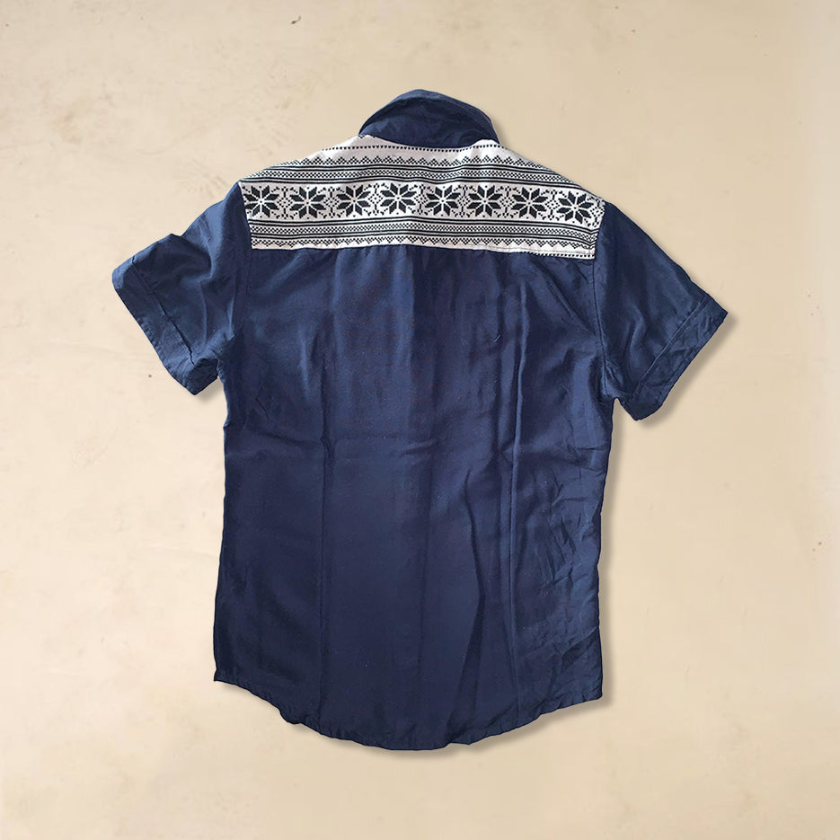 patchworked shirt