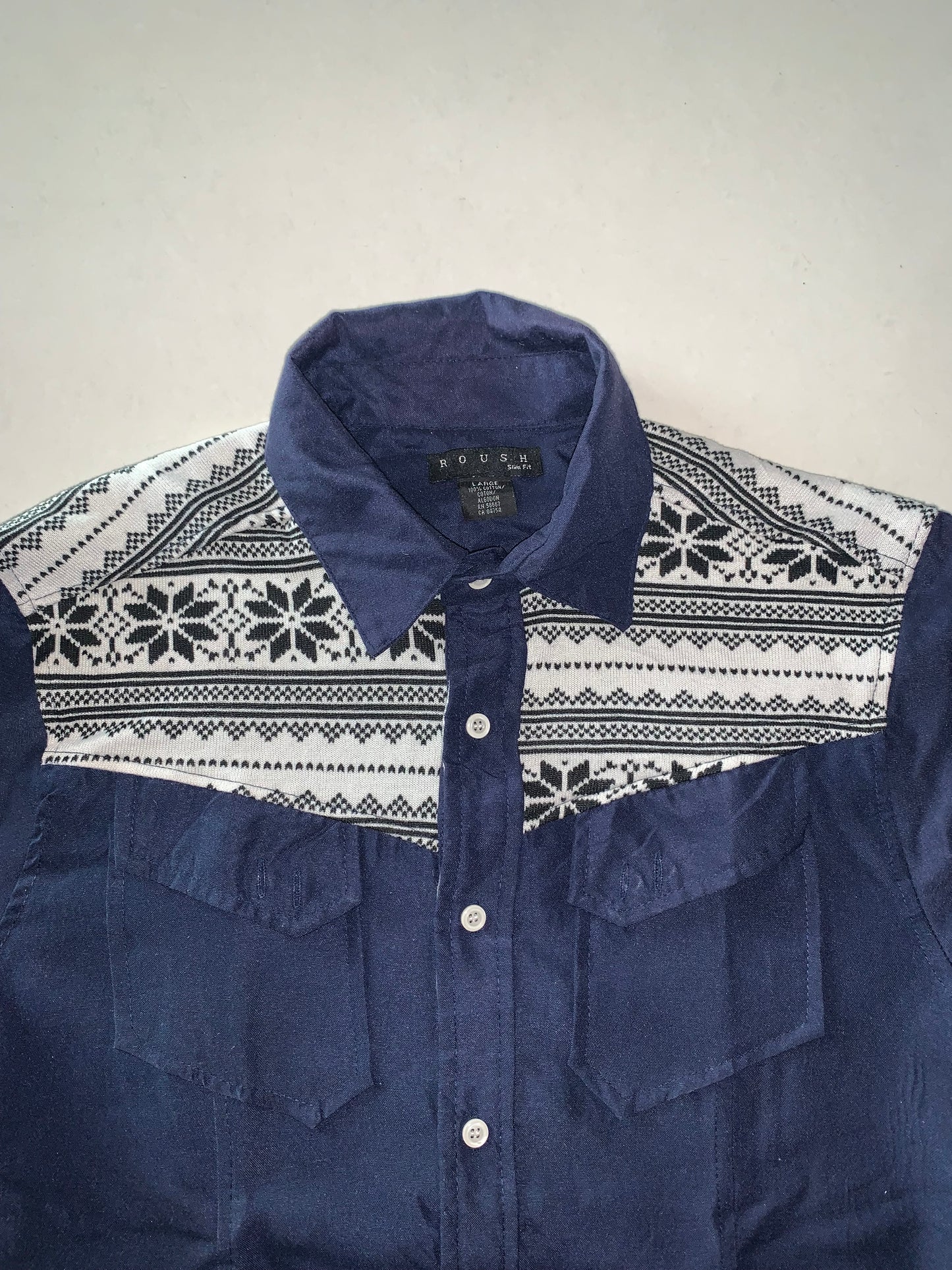 patchworked shirt