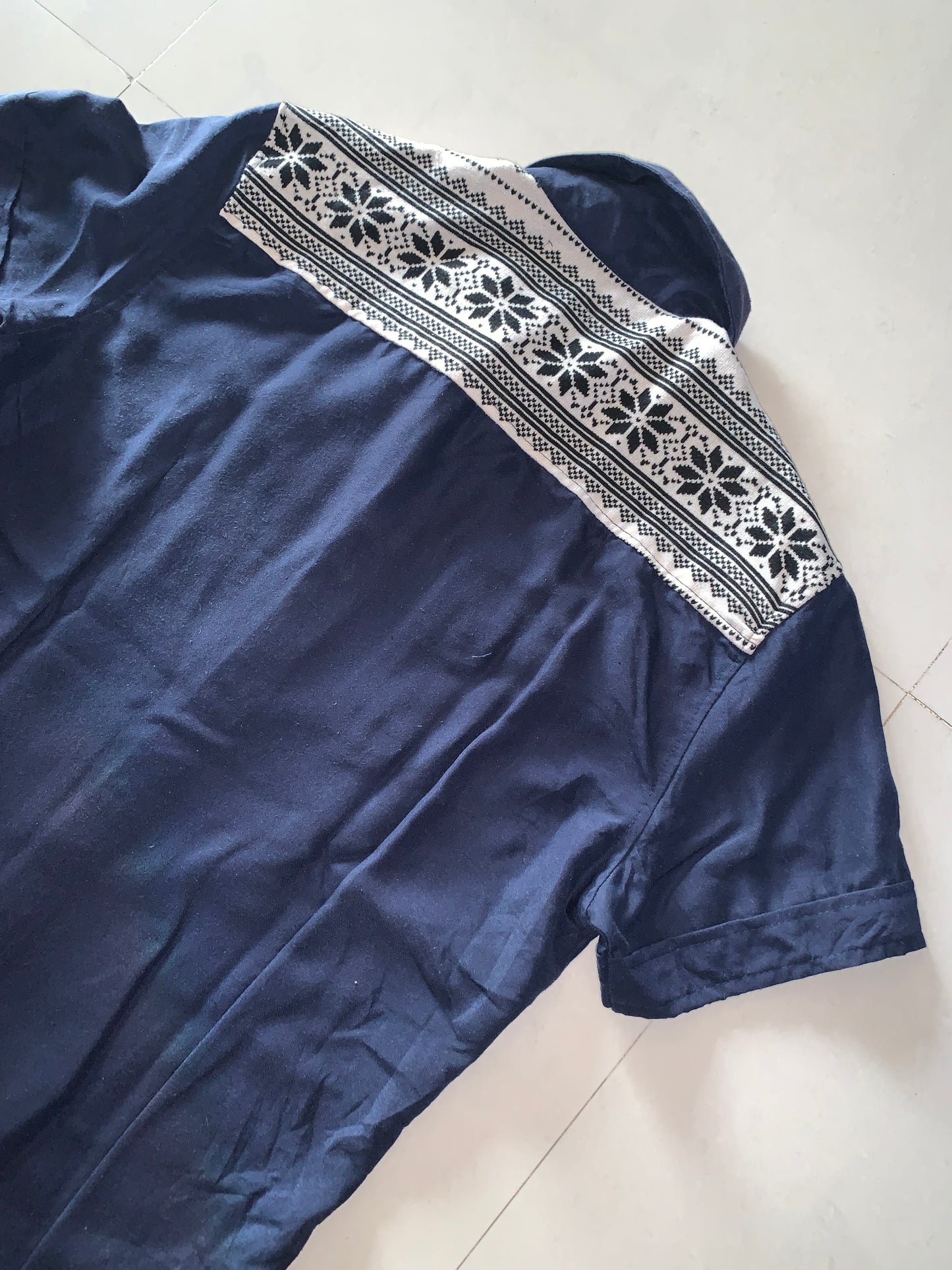 patchworked shirt