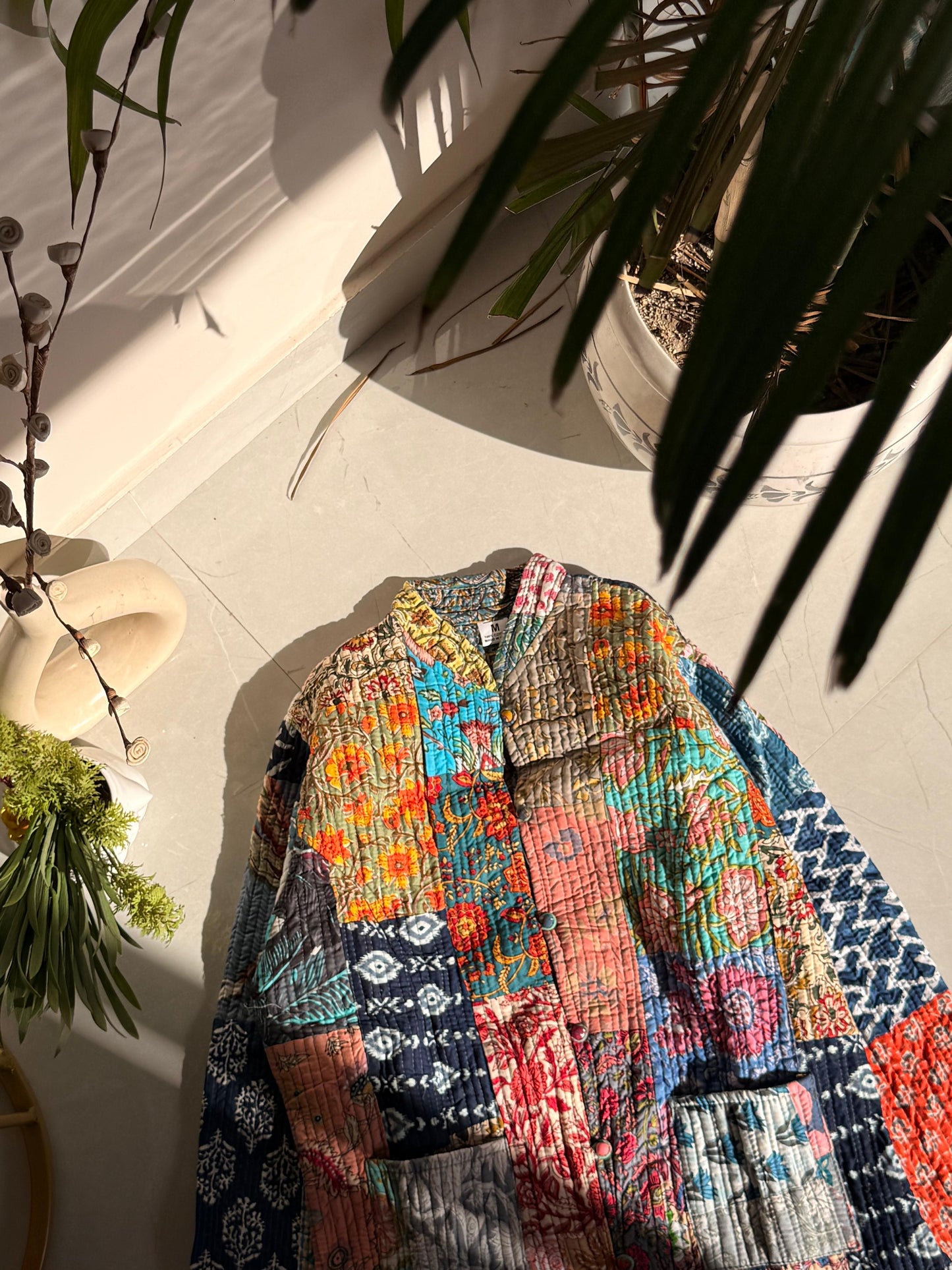 Indian Patchworked Quilted Jacket 1 OF 1
