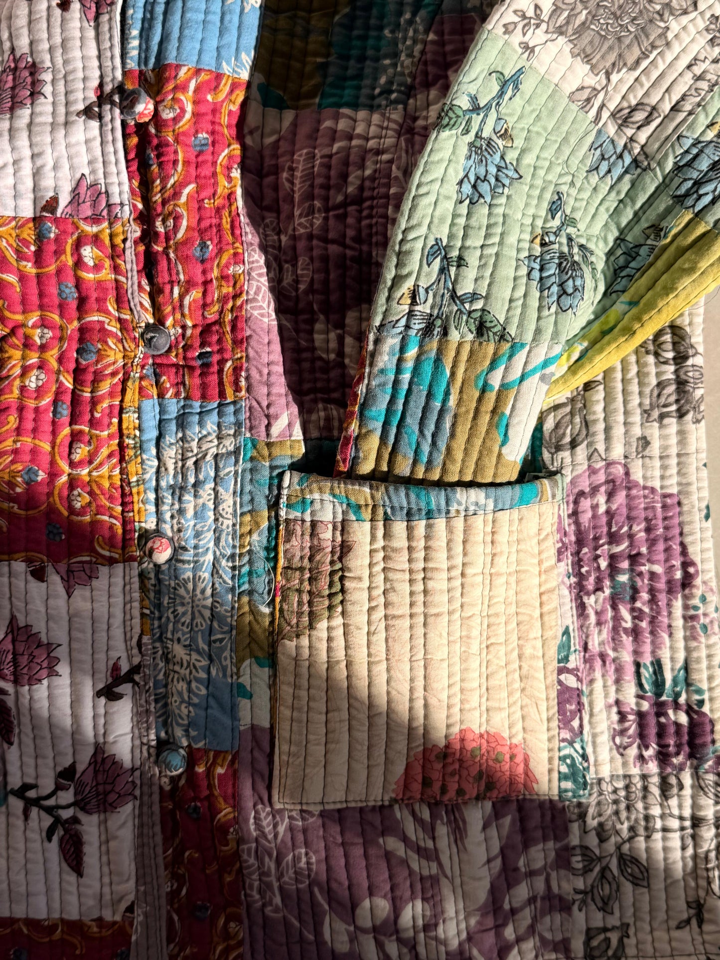 Indian Reworked Quilted Jacket 1 OF 1