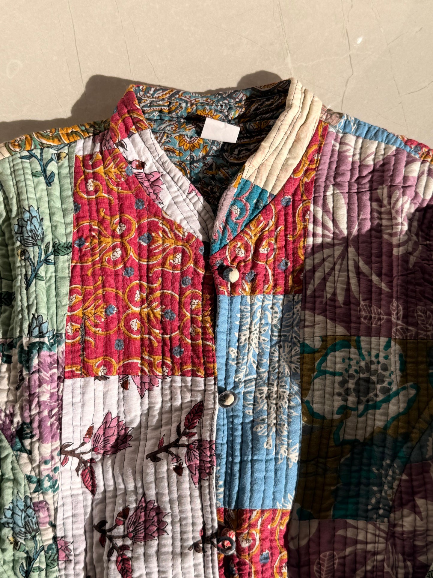 Indian Reworked Quilted Jacket 1 OF 1