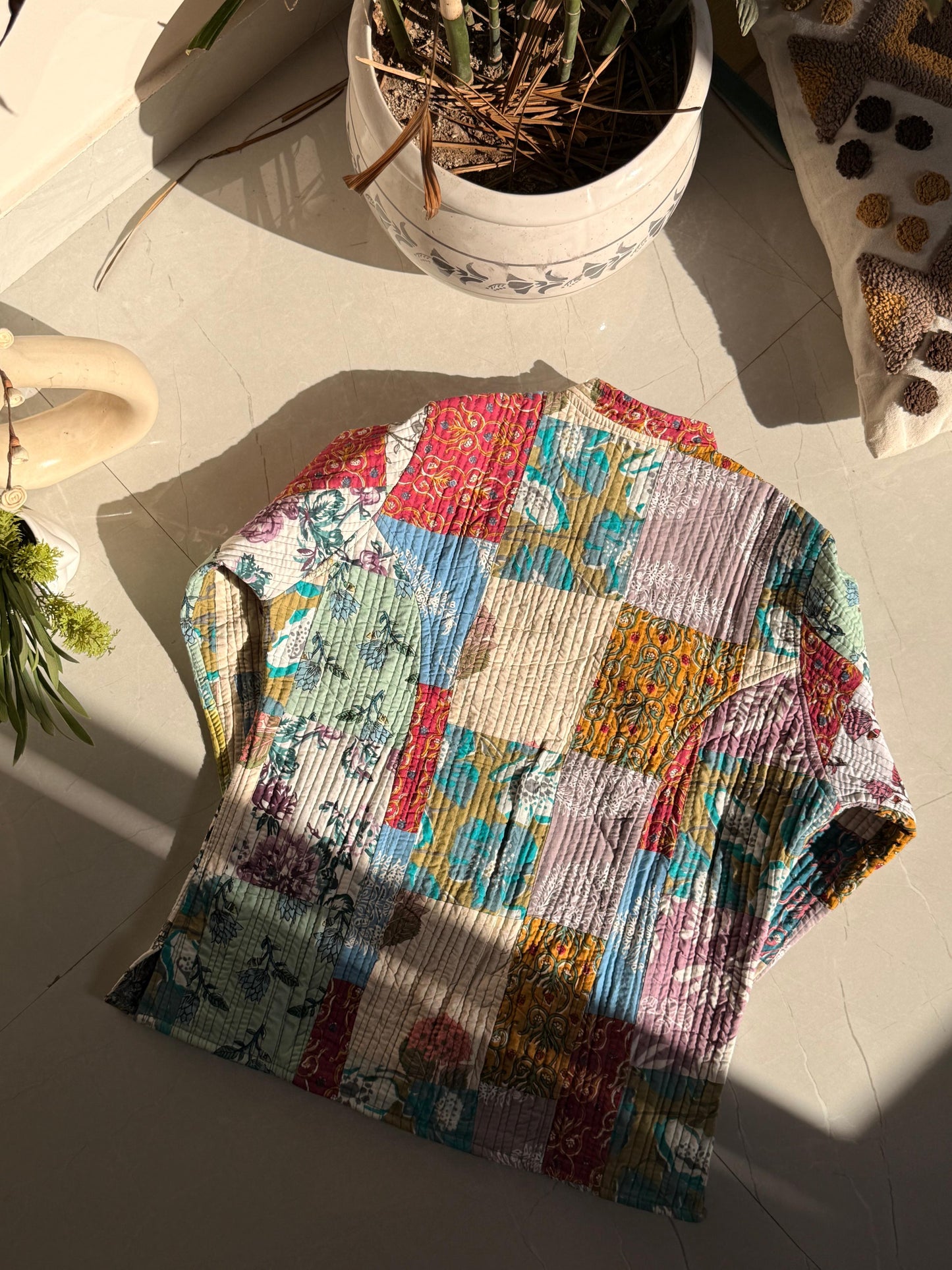 Indian Reworked Quilted Jacket 1 OF 1