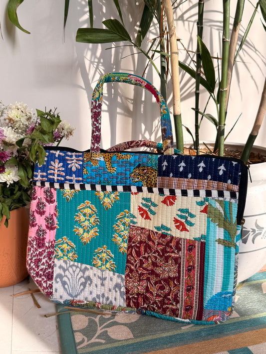 Patchworked Macbook sleeve