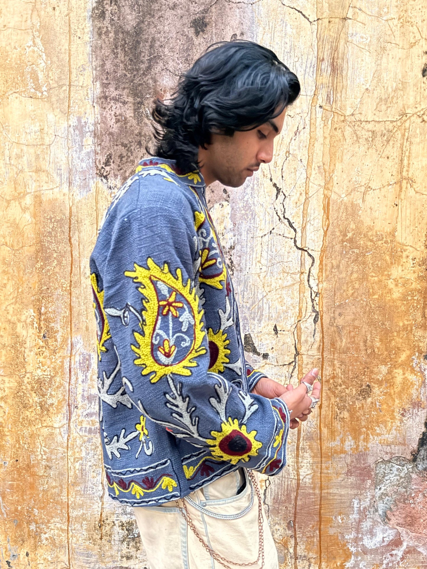 Vintage Kantha Embroidery jacket
