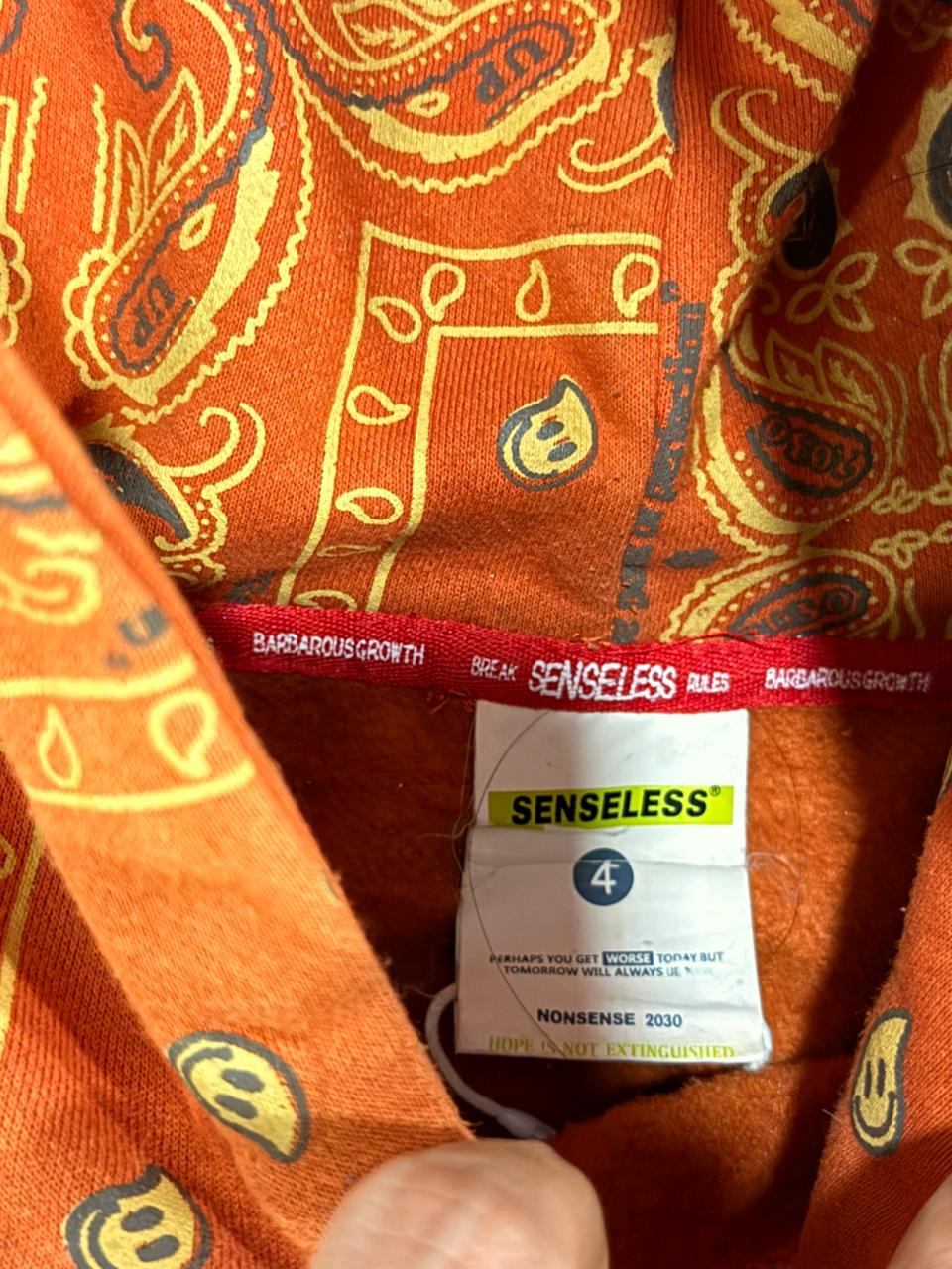 Sensless Bandana print hoodie