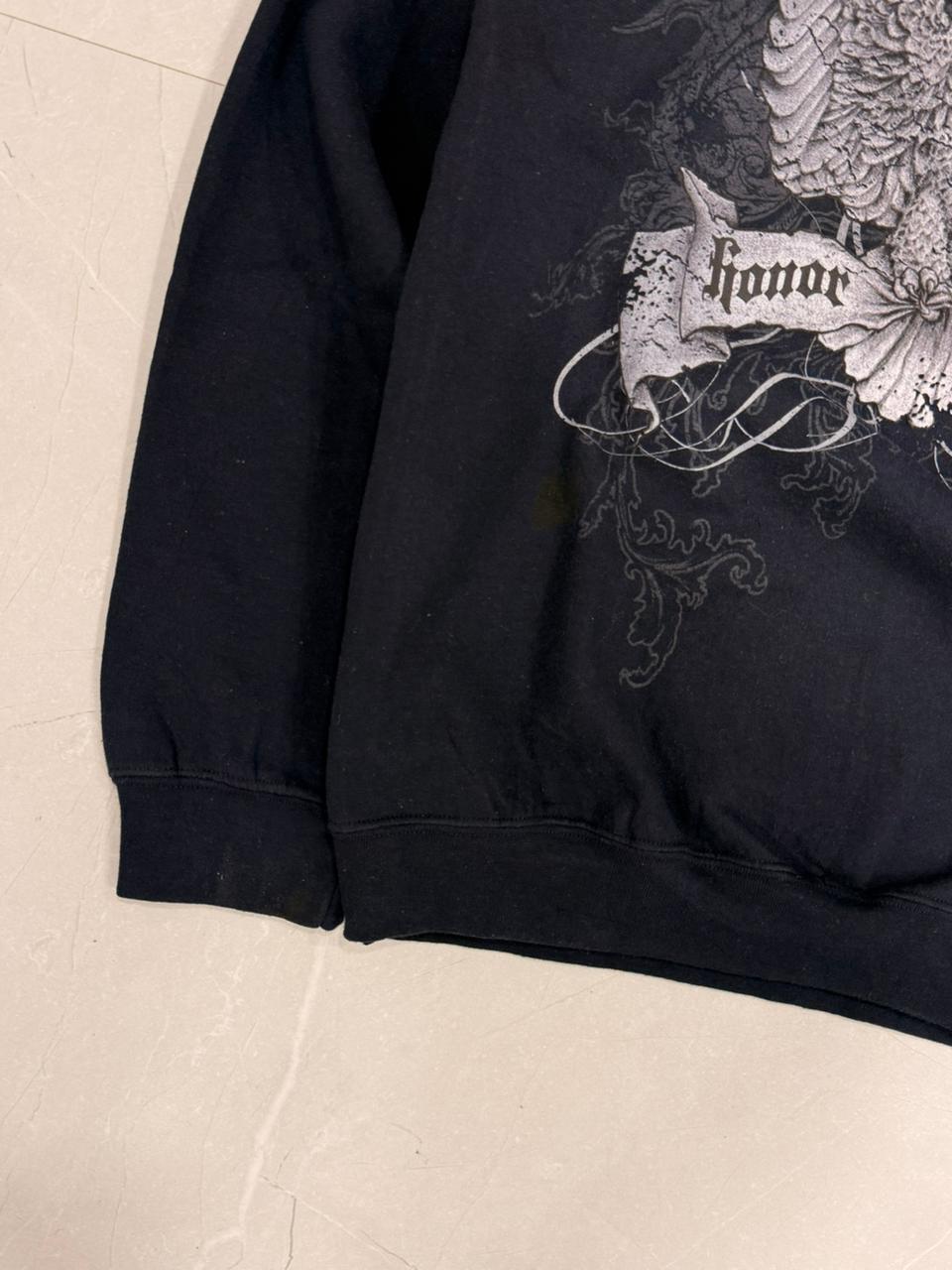 y2k Black eagle sweatshirt