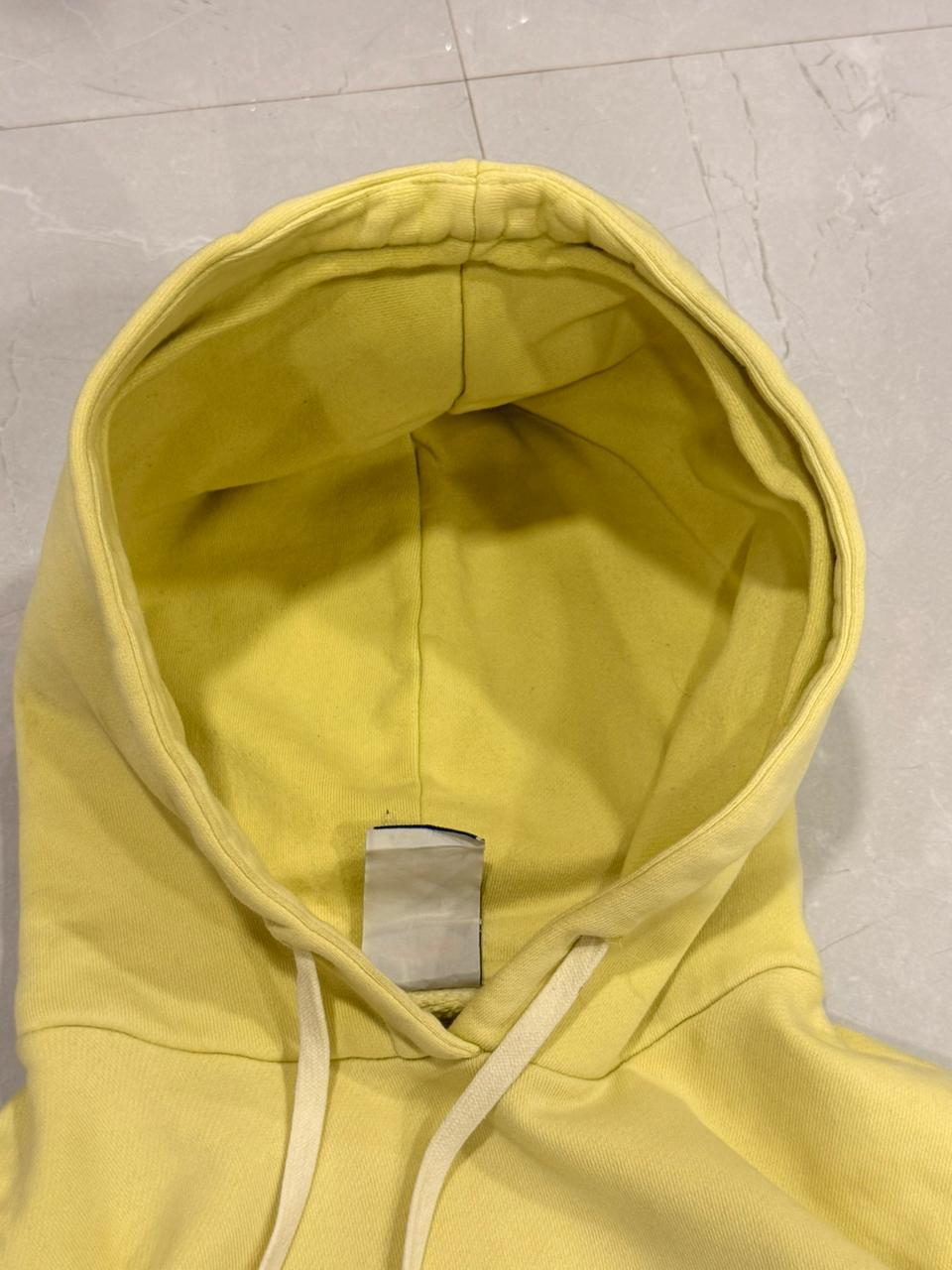 90's Stussy Pastel yellow hoodie