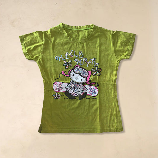 vTG hello kitty rhinestore tee