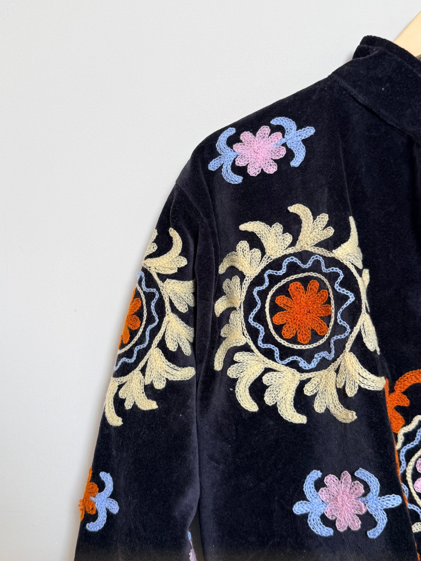 CHAKRA (Hand embroidery velvet jacket)