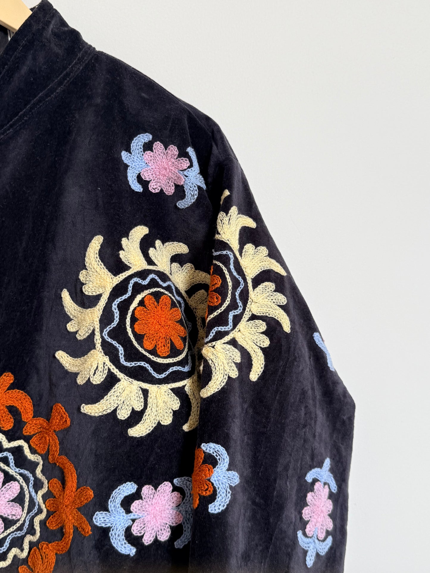 CHAKRA (Hand embroidery velvet jacket)