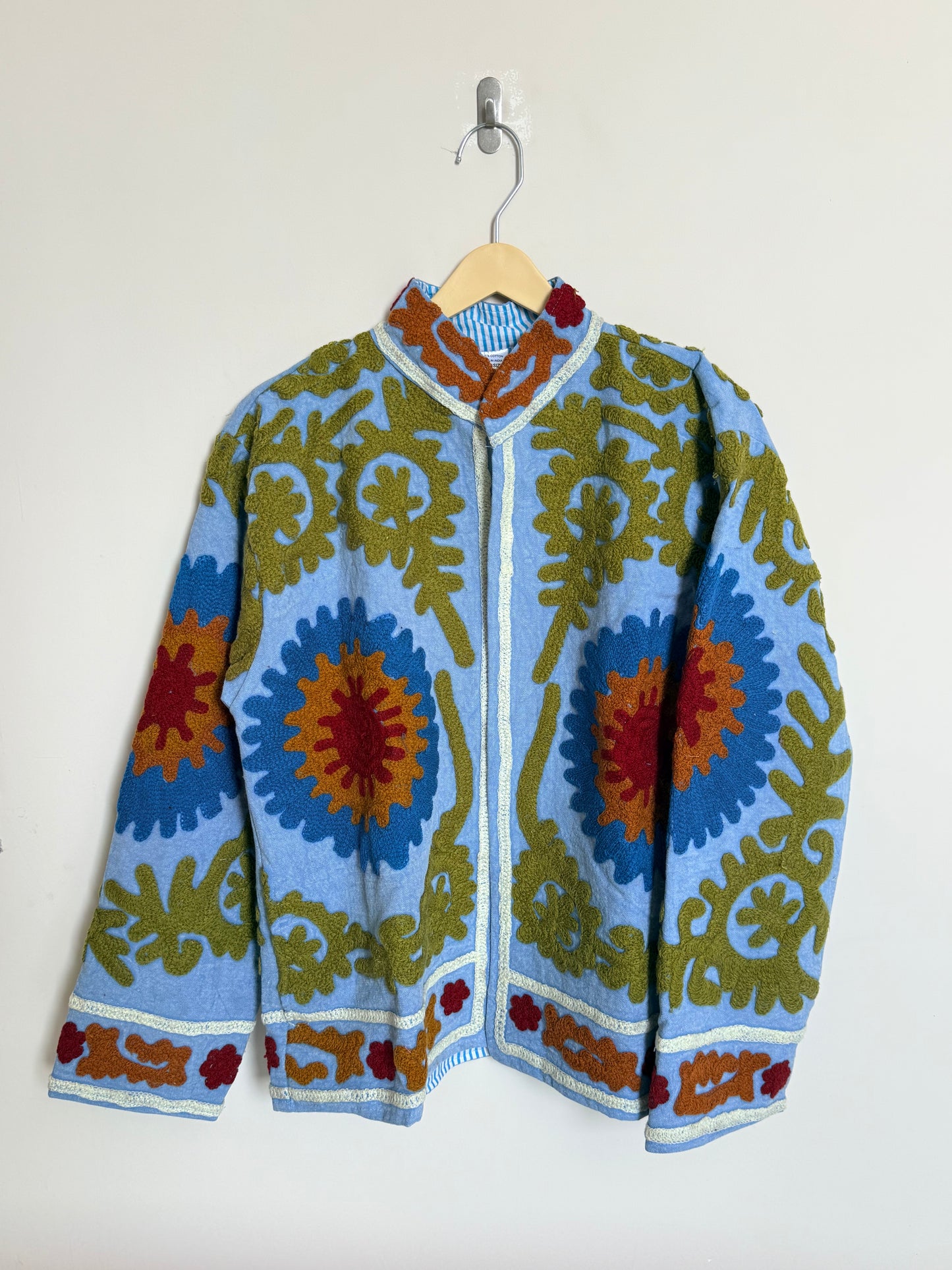 Double layered Hand embroided suzani jacket