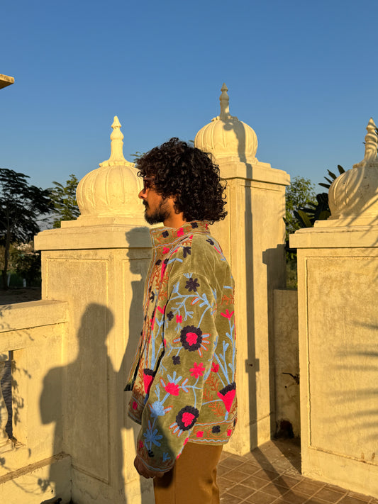 Vintage Kantha Embroidery jacket
