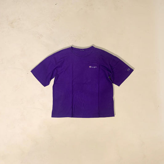 Authetic champion purple tee