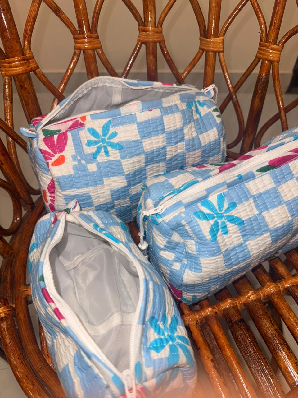 Pintresty 3pcs Cosmetic pouch