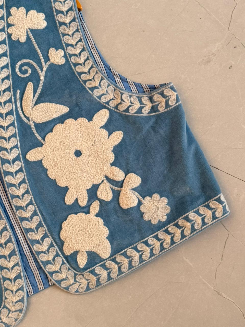 Suzani Embroidery Vests