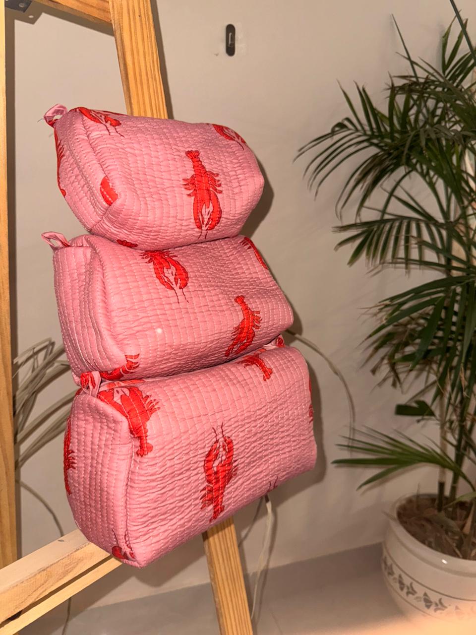 Pintresty 3pcs Cosmetic pouch