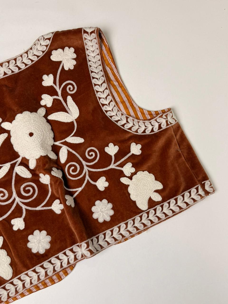 Suzani Embroidery Vests