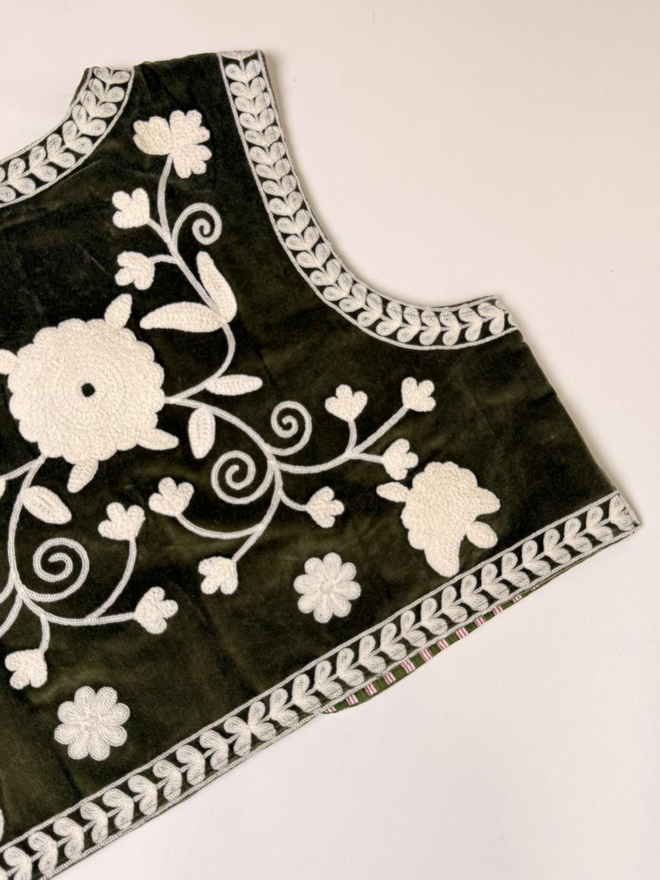 Suzani Embroidery Vests