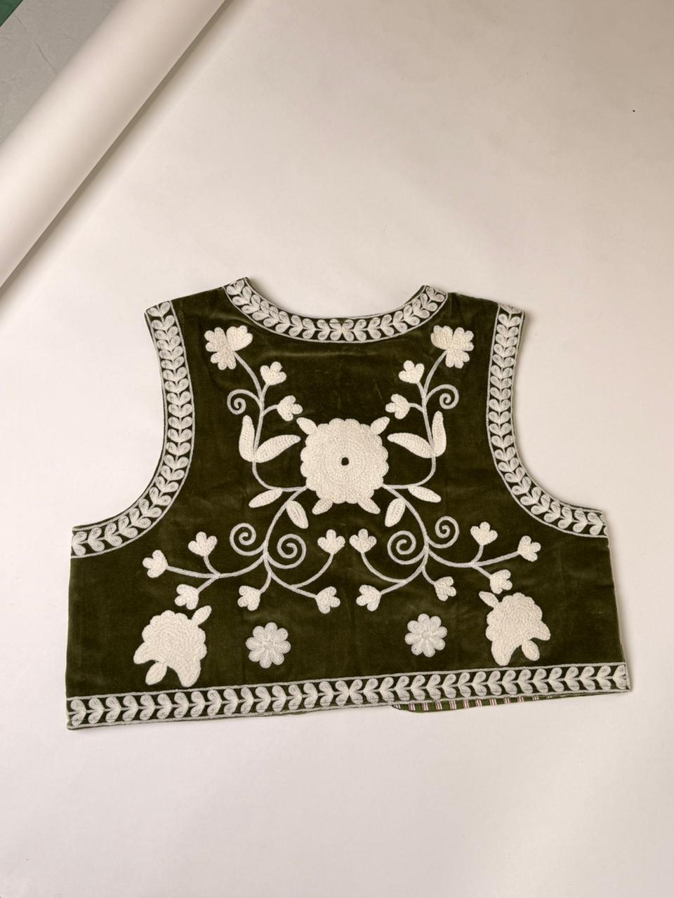 Suzani Embroidery Vests