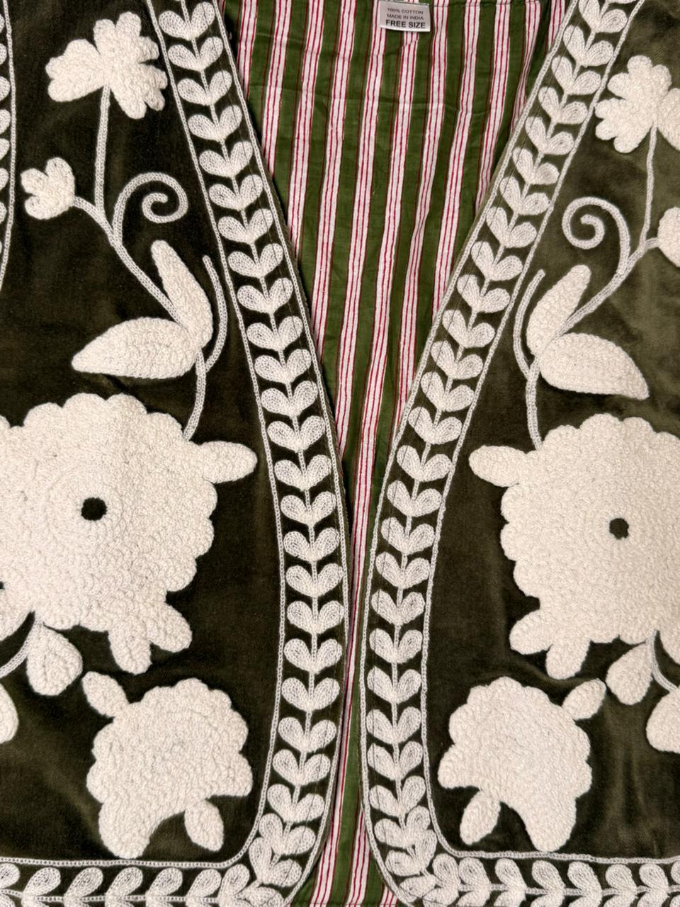 Suzani Embroidery Vests