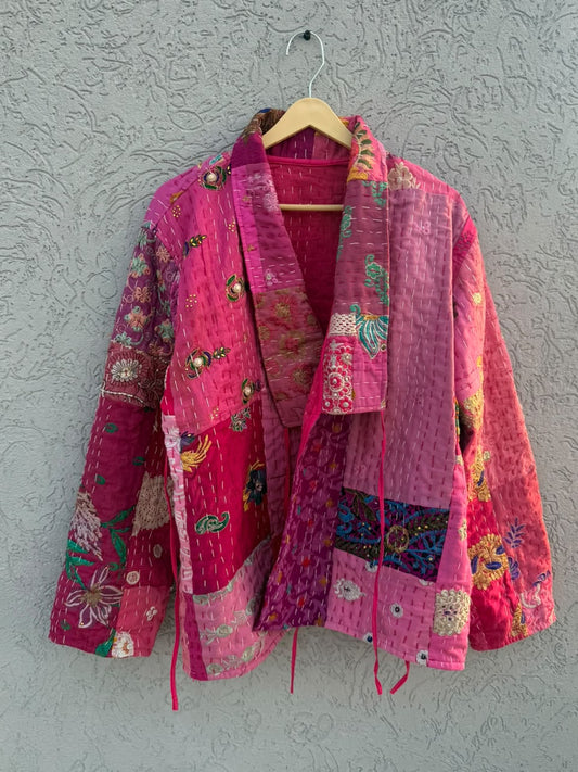 1 OF 1 Vintage Patchworked Kimono Jacket - 16