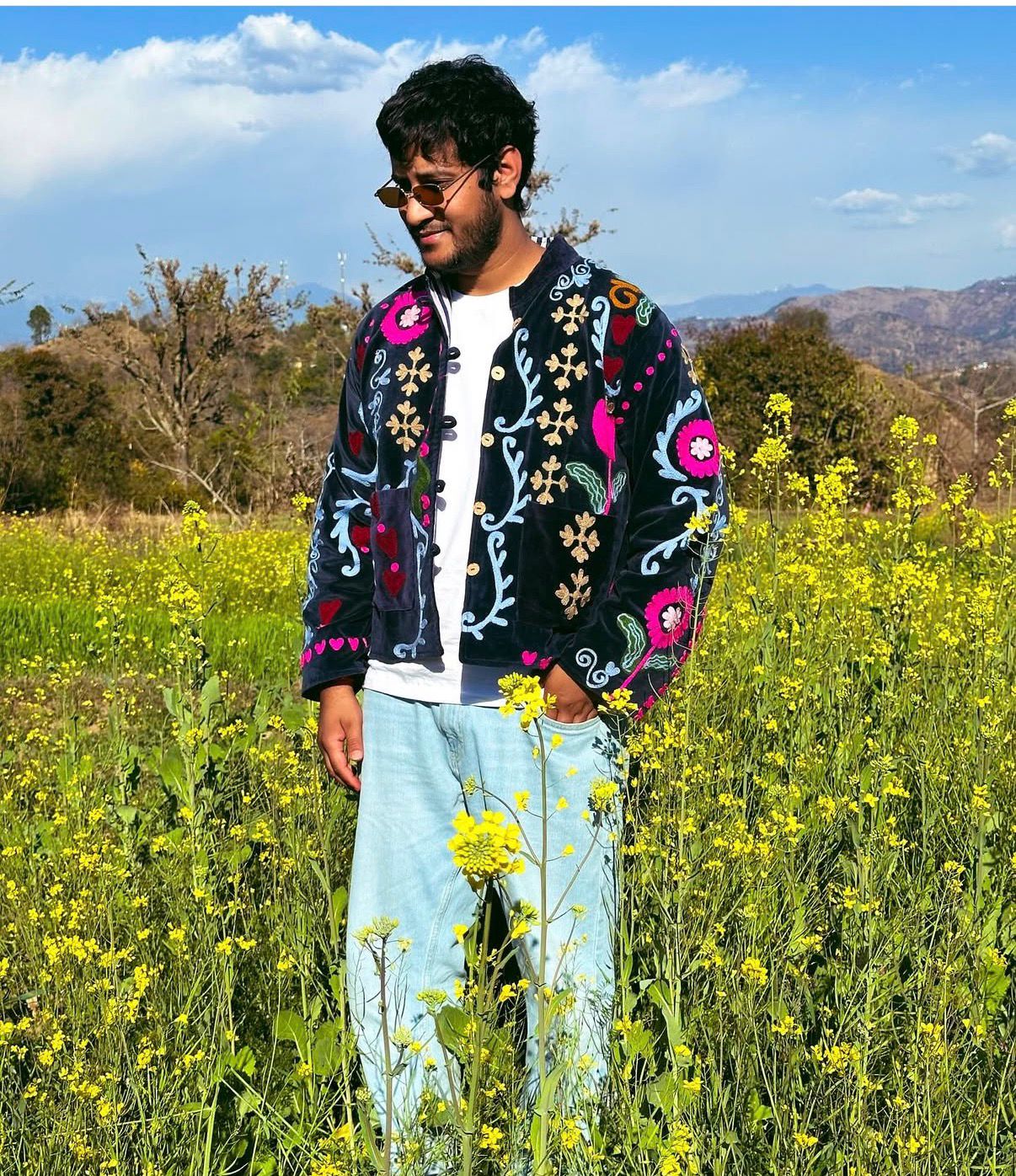 Vintage Velvet Embroidery jacket