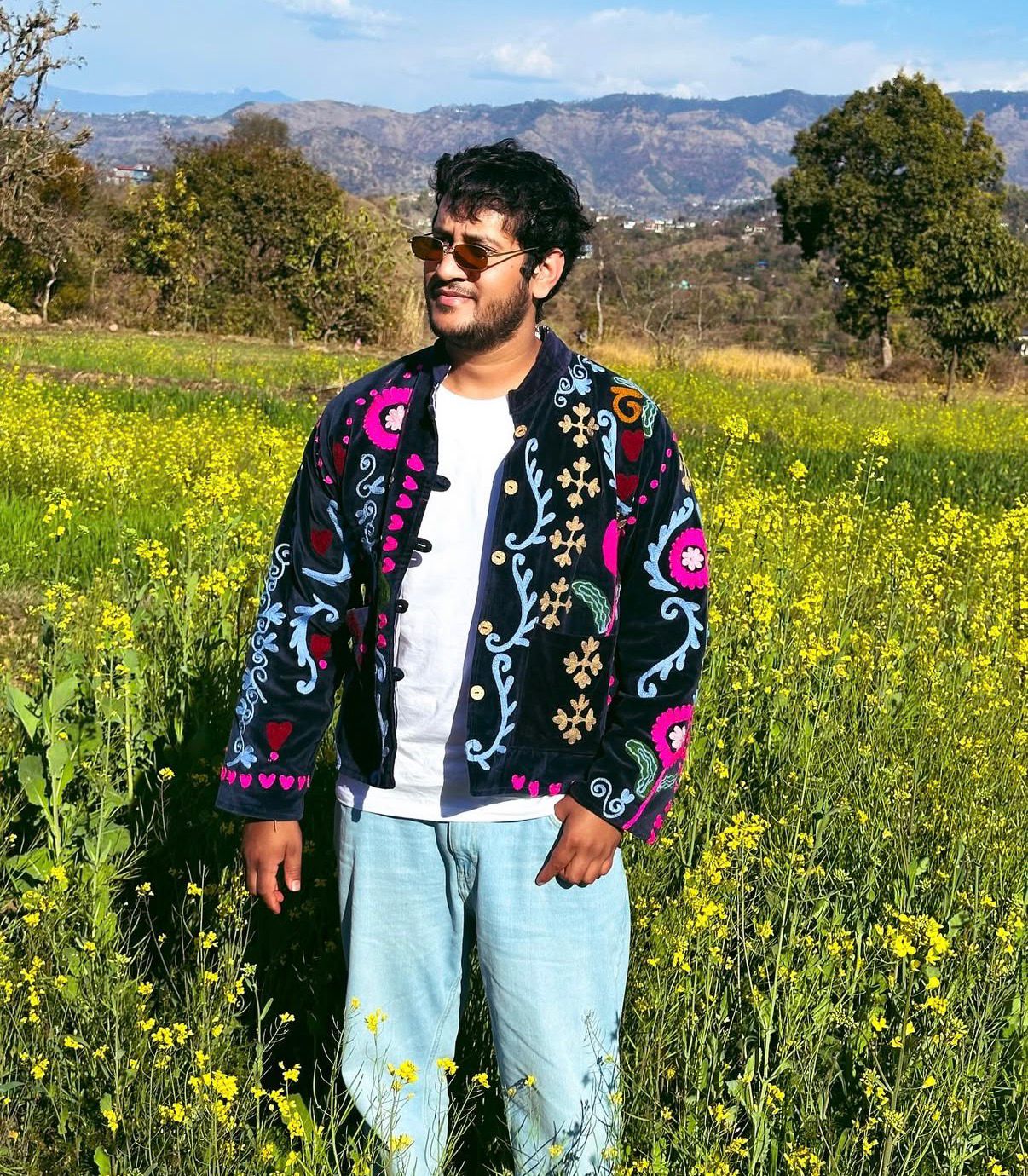 Vintage Velvet Embroidery jacket