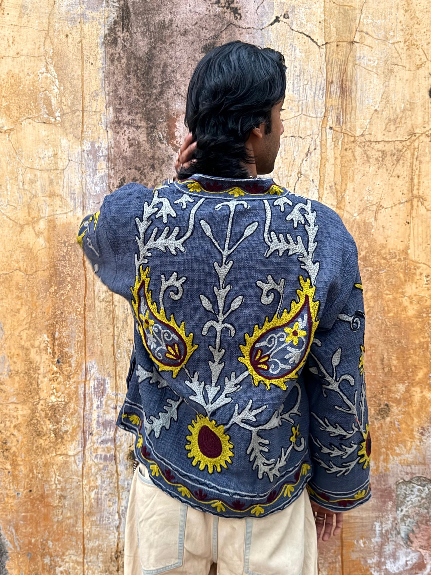 Vintage Kantha Embroidery jacket