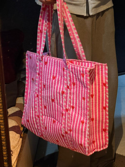 Pintresty Heats Reworked Tote bag large